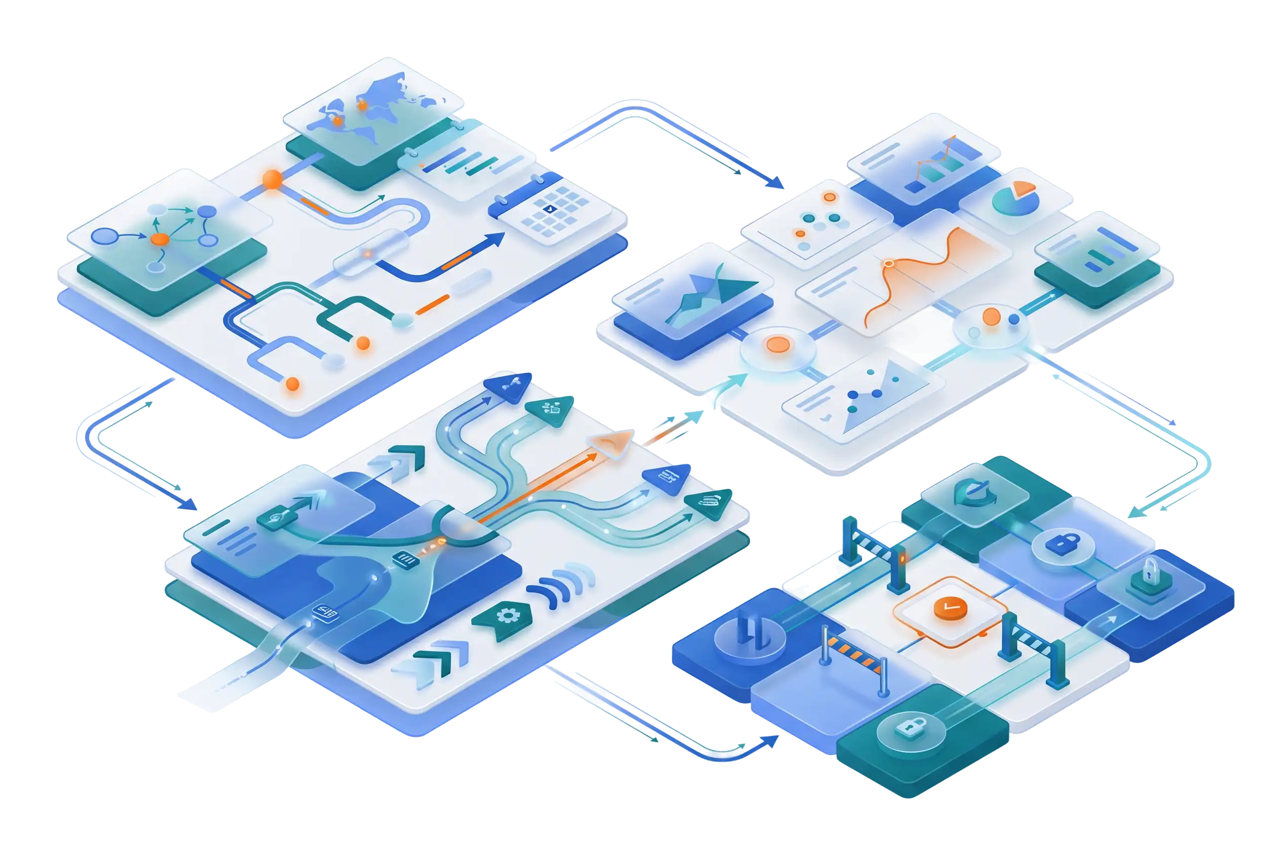 Workflow with connected data in Synapic